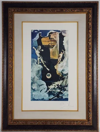 Lithograph Dali - Lyle Stuart The Tower