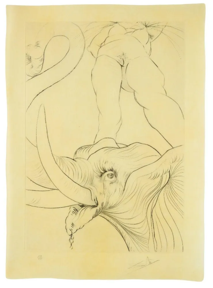 Drypoint Dali - 