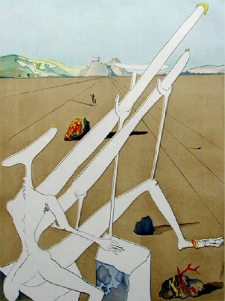 Etching Dali - Martian