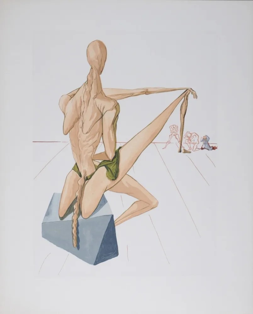 Lithograph Dali - Minos