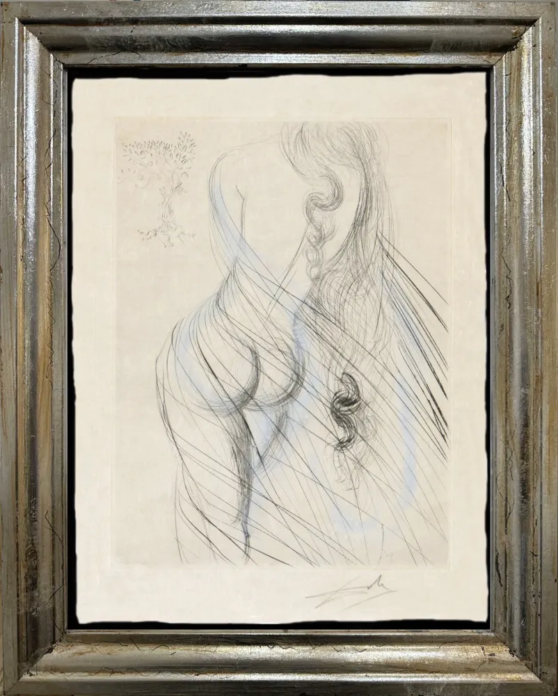 Engraving Dali - Nu