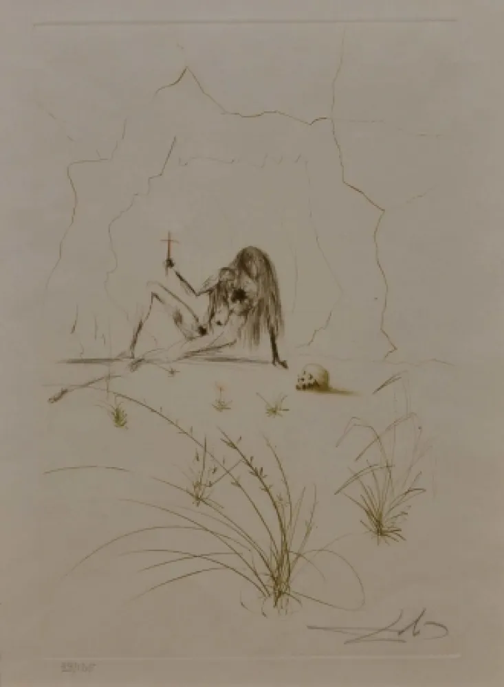 Engraving Dali - Ogrin, l'eremita