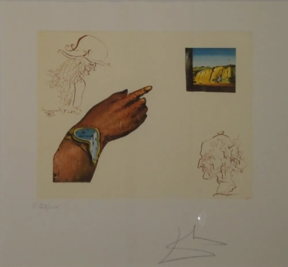 Engraving Dali - One’s Identity / Eigene Identität. 