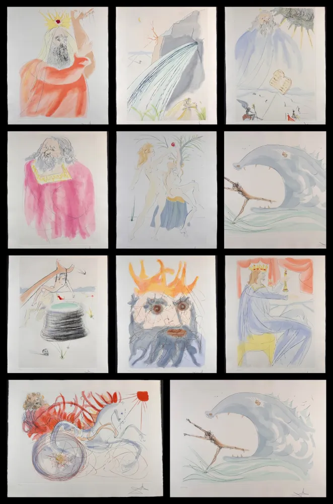 Etching Dali - Our Historical Heritage Complete Suite