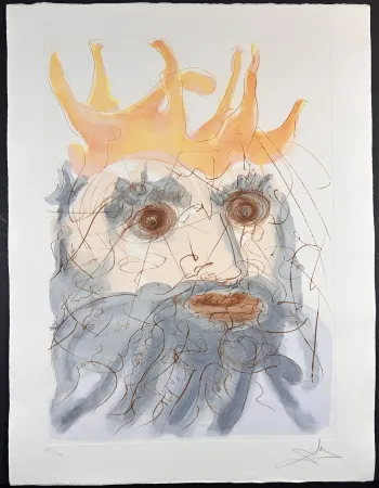 Etching Dali - Our Historical Heritage King Saul