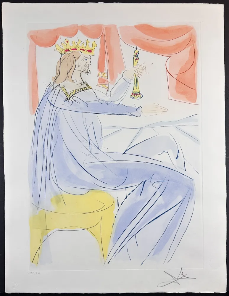 Etching Dali - Our Historical Heritage King Solomon