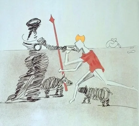 Etching And Aquatint Dali - Pastorale