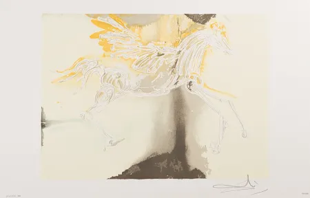 Lithograph Dali - Pégase (Pegasus)