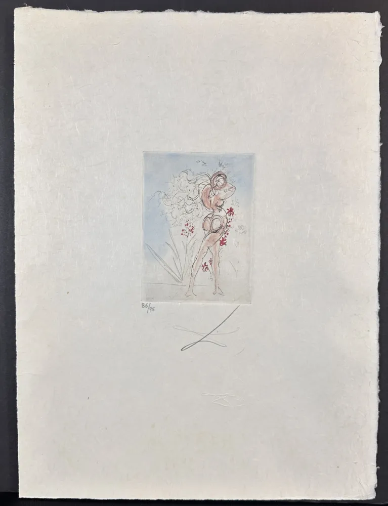 Etching Dali - Petite Nus (From Apollinaire) J