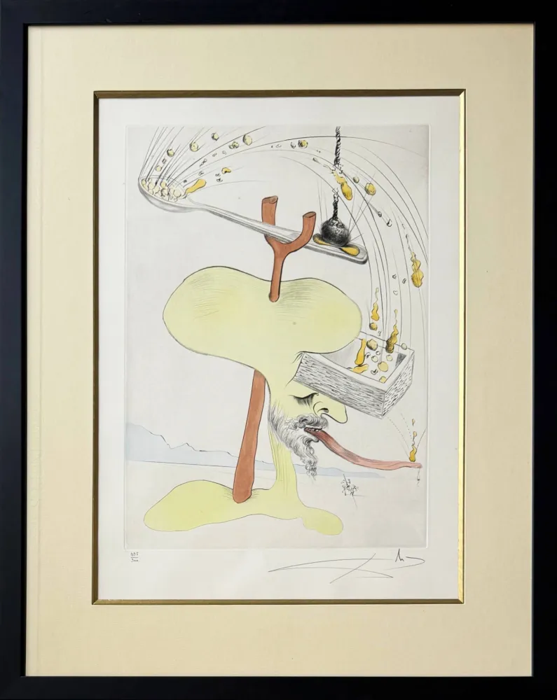 Engraving Dali - Quevedos Visioner, Planche I