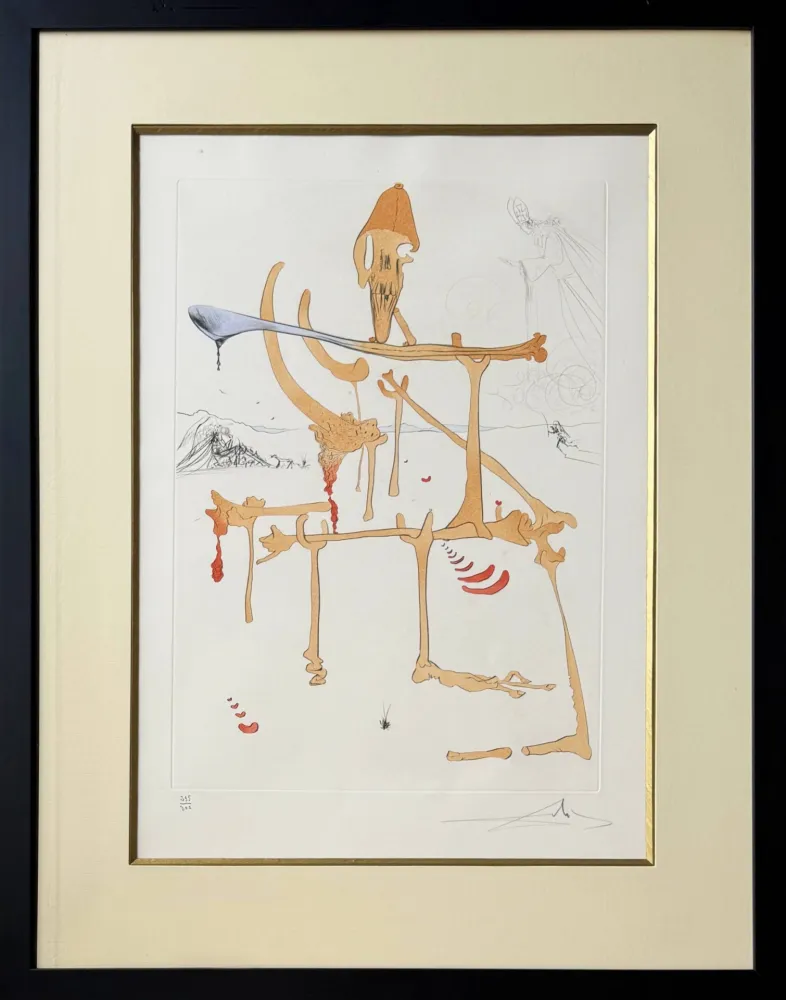 Engraving Dali - Quevedos Visioner, Planche II