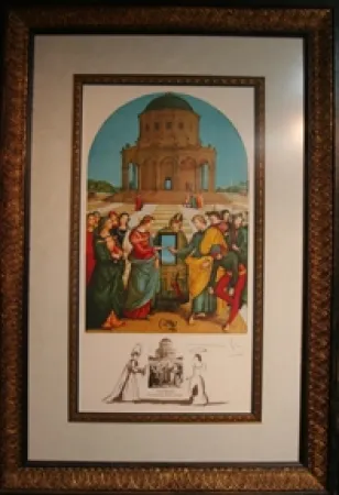 Lithograph Dali - 	Raphael 