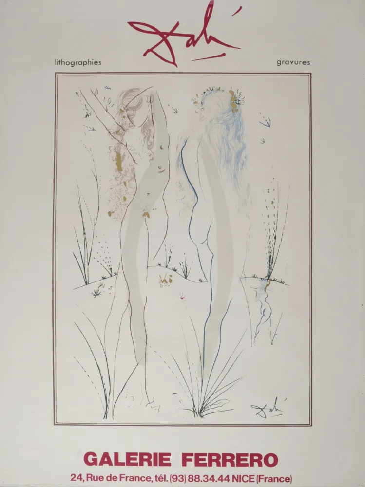 Lithograph Dali - Retour de la Sulamite, circa 1971
