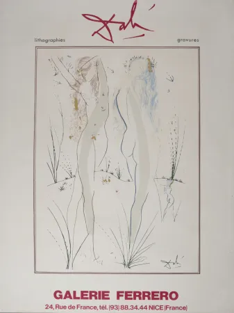 Lithograph Dali - Retour de la Sulamite, circa 1971