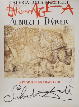 Illustrated Book Dali - Rhinocéros : Hommage à Albrecht Dürer