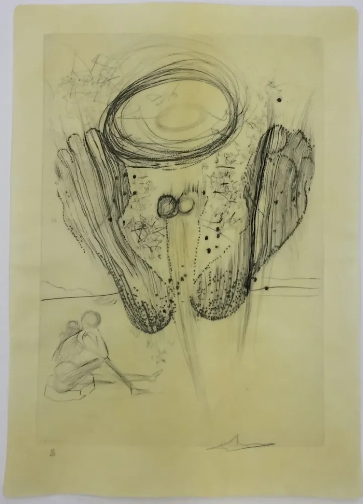 Drypoint Dali - Sa someter n'appartenait ni au hasard ni a la nature