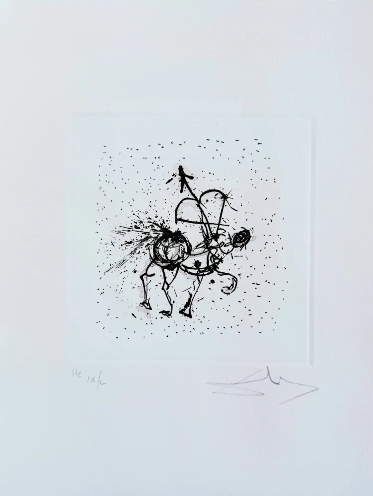 Engraving Dali - Sagittarius