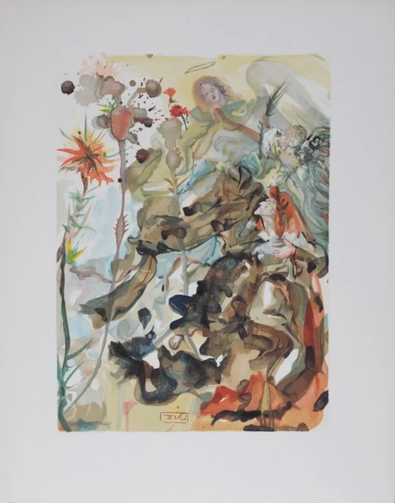 Lithograph Dali - Saint Jacques et L'Espérance