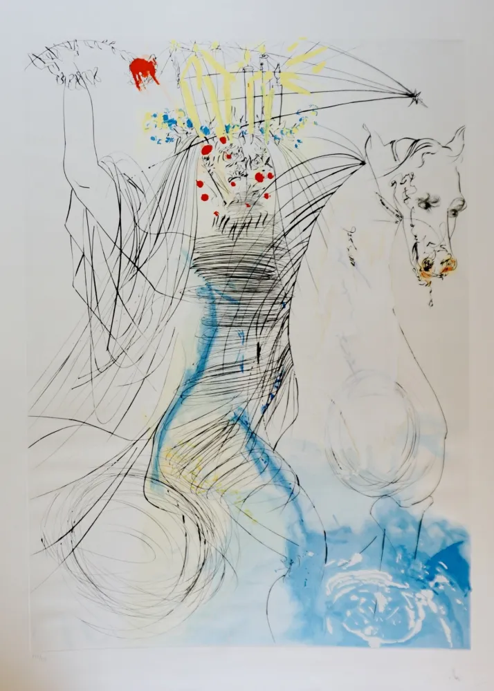 Etching Dali - Sainte Lucie