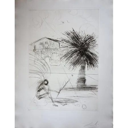 Etching Dali - San Francisco : Mission Dolores