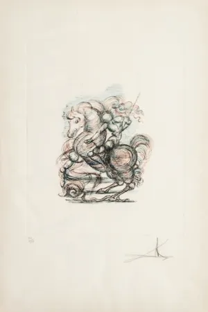 Etching And Aquatint Dali - Senza titolo