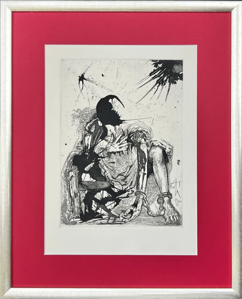 Engraving Dali - Sigismund in Chains