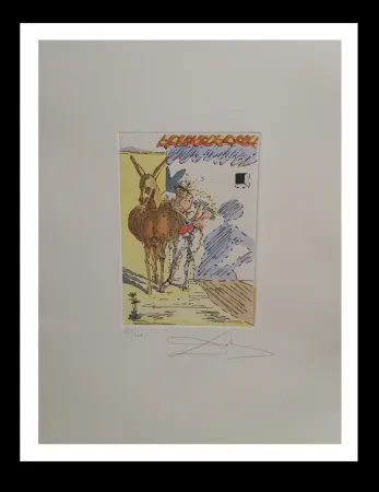 Etching Dali - Sombrero de tres picos