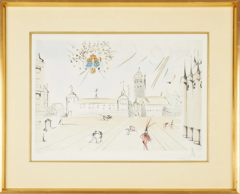 Etching Dali - Stockholms Slott