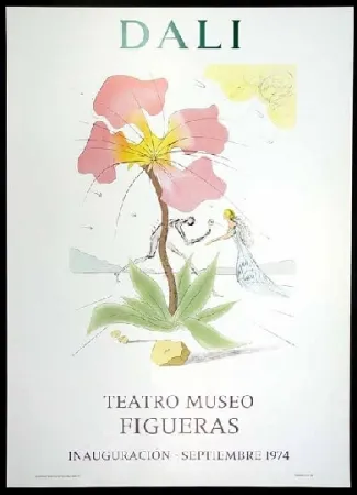 Lithograph Dali - Teatro museo Figueras