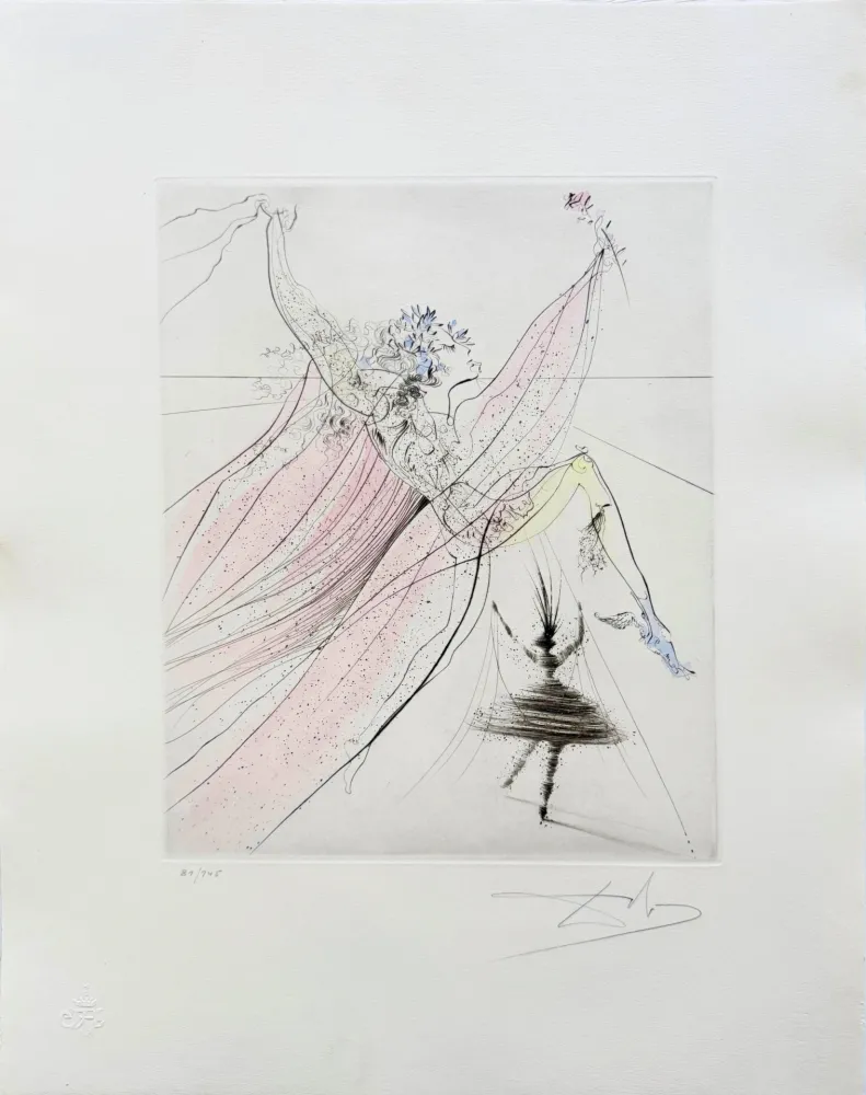 Drypoint Dali - Terpsichore
