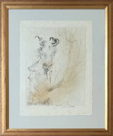 Drypoint Dali - Tete de Veau (Calf's Head)