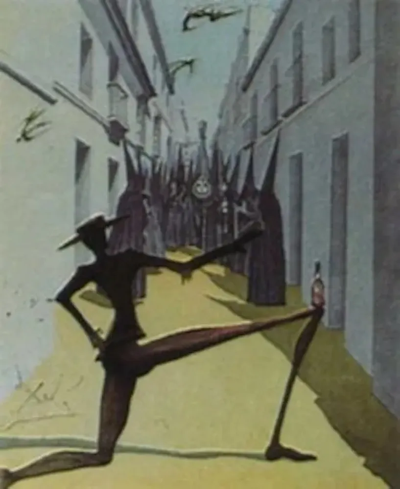 Lithograph Dali - The bird has flown