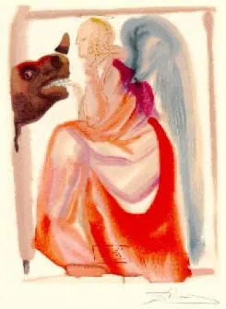 Lithograph Dali - The Divine Comedy - Paradise - Chant 6