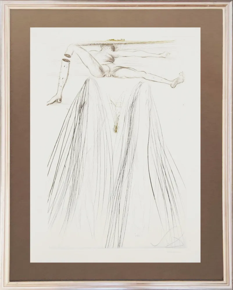 Engraving Dali - The Giant Beliagog