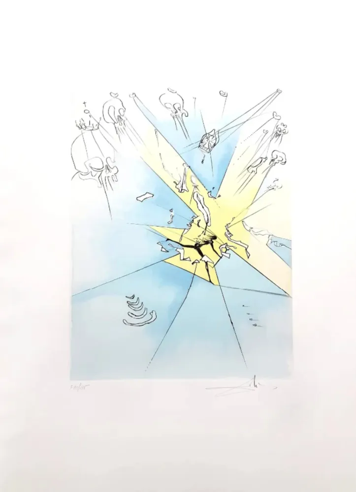 Etching Dali - The Grand Inquisitor Expels the Savior