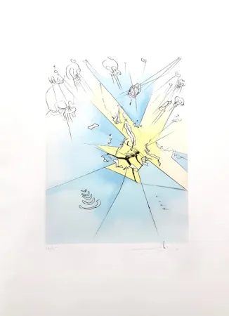 Etching Dali - The Grand Inquisitor Expels the Savior