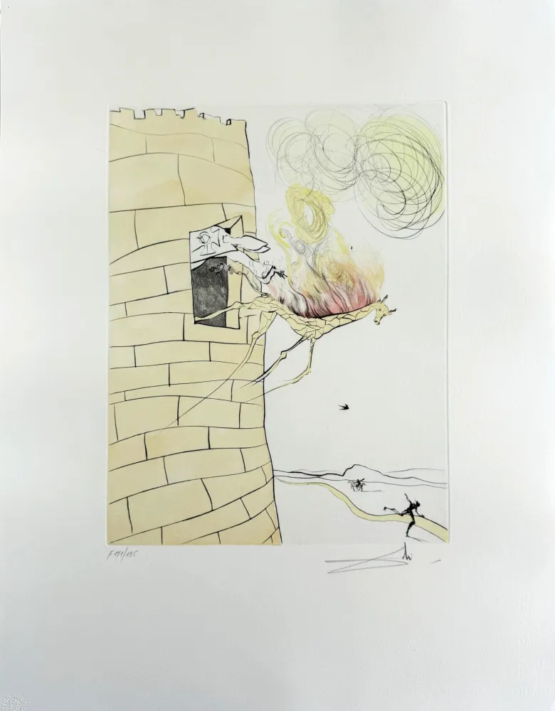 Drypoint Dali - The Great Inquisitor Expels the Saviour