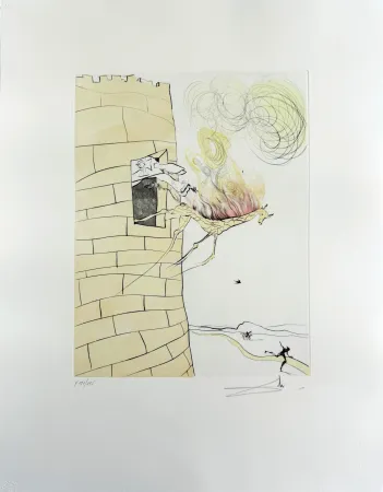 Drypoint Dali - The Great Inquisitor Expels the Saviour
