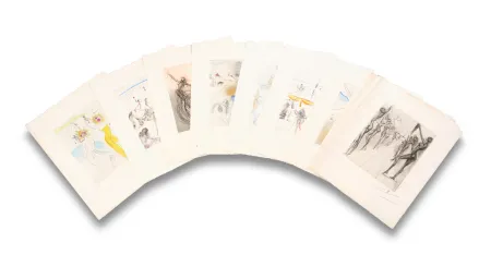 Drypoint Dali - The Hippies