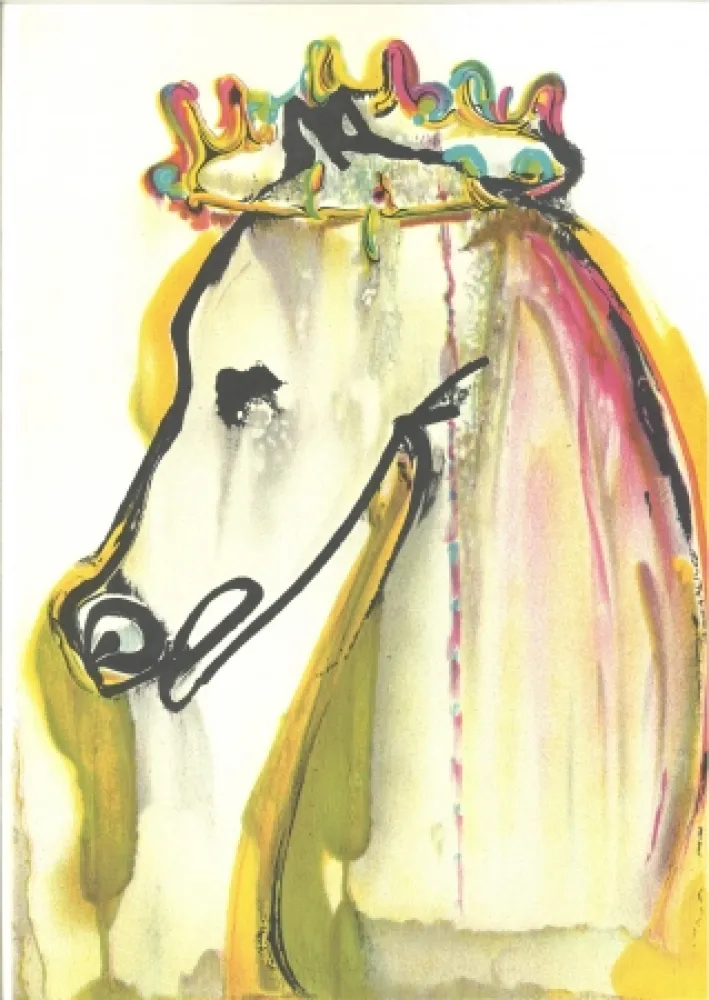 Lithograph Dali - The Horses of Dalí - 