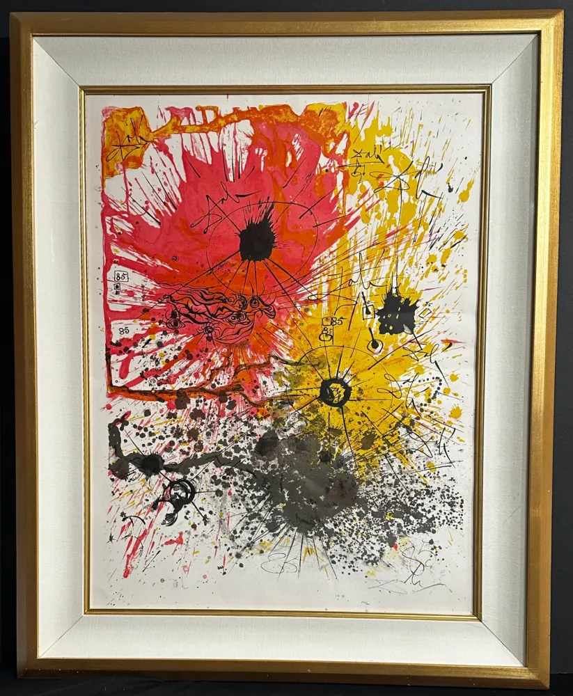 Lithograph Dali - The Lucky Number of Dali