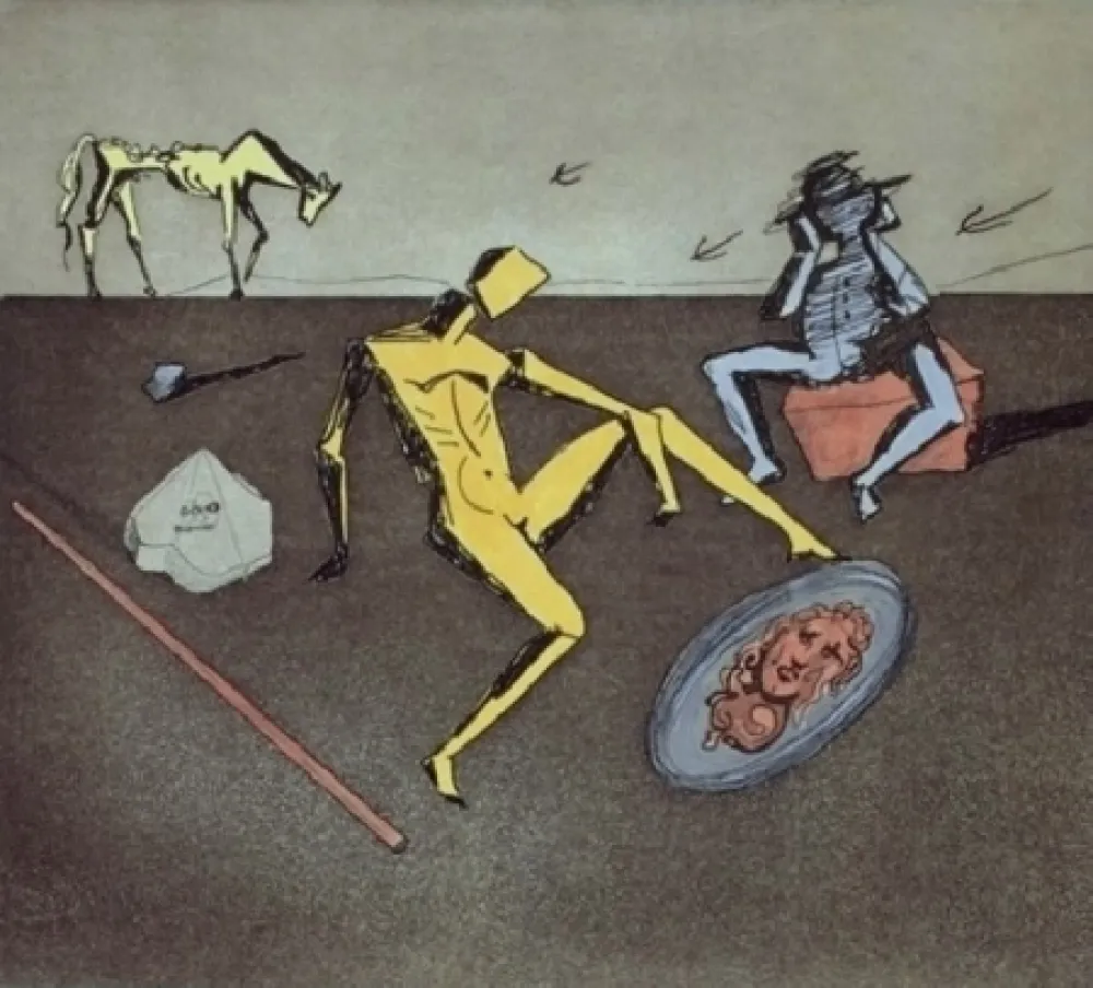 Etching And Aquatint Dali - The Mirror Of Chivalry