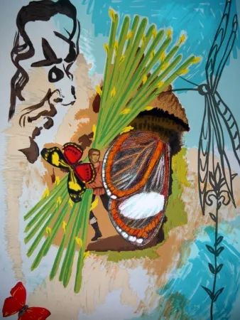 Lithograph Dali - THE OVERSEER