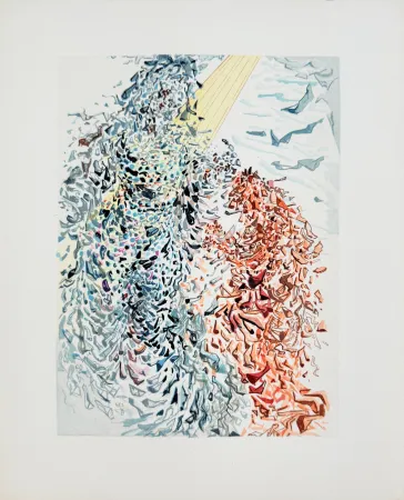Woodcut Dali - The Paradise, Canto 11 - Opposition