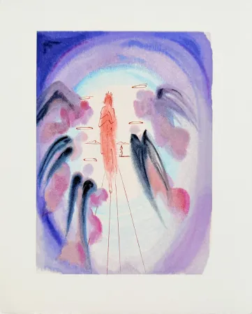 Woodcut Dali - The Paradise, Canto 24 - The Joy of the Blessed