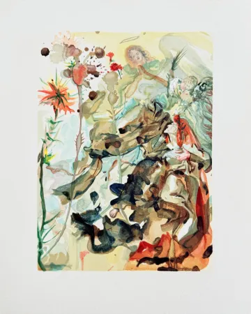 Woodcut Dali - The Paradise, Canto 25 - St. James of Hope