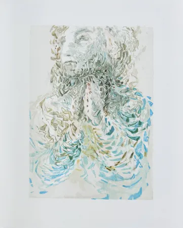 Woodcut Dali - The ParadiThe Paradise, Canto 17 - The Divine Foreknowledgese, Canto 32 - Preparation for Final Prayer