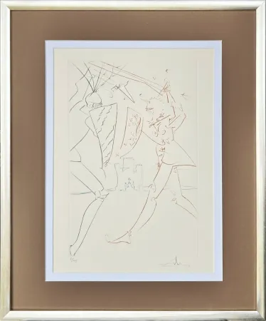 Drypoint Dali - The Pass of Gadalore