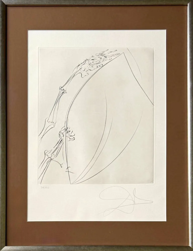 Engraving Dali - The Rod