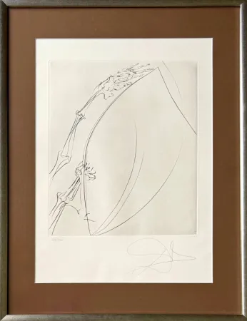 Engraving Dali - The Rod